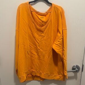 Aerie Vibrant Orange Crewneck